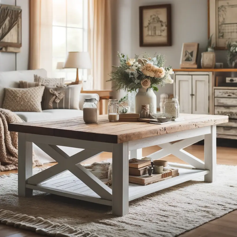 Farmhouse Coffee Table Cover