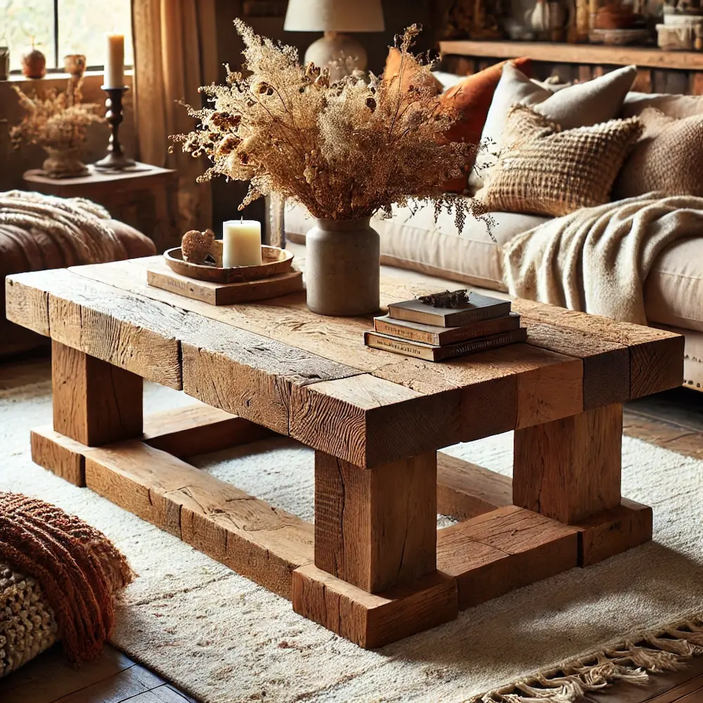 Rustic Coffee Table Cover