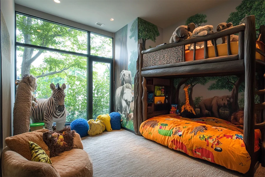 Animal Themed Kid Room Cover