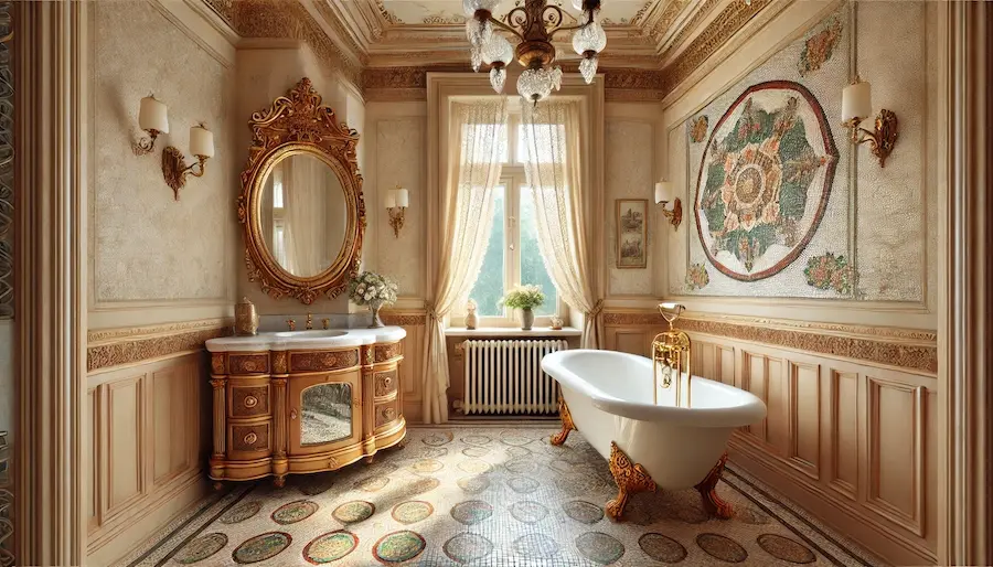 Antique Bathroom Cover