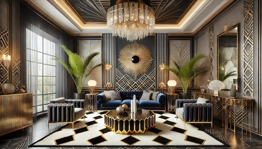 Art Deco Living Room Cover