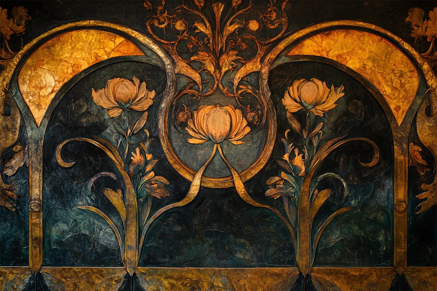 Art Nouveau Wall Cover