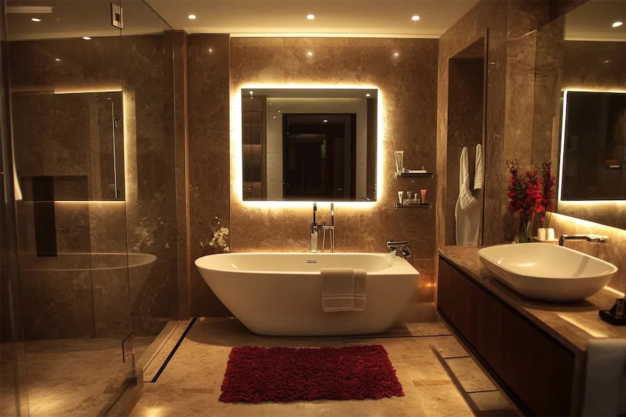 Backlit Mirror Bathroom Cover