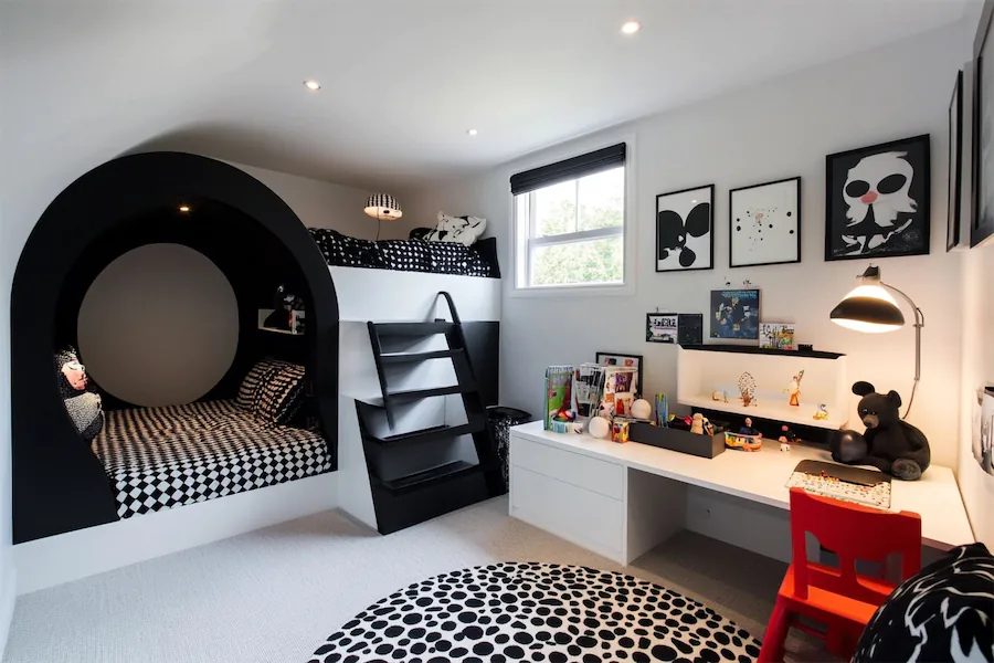 Black And White Kid Room Cover