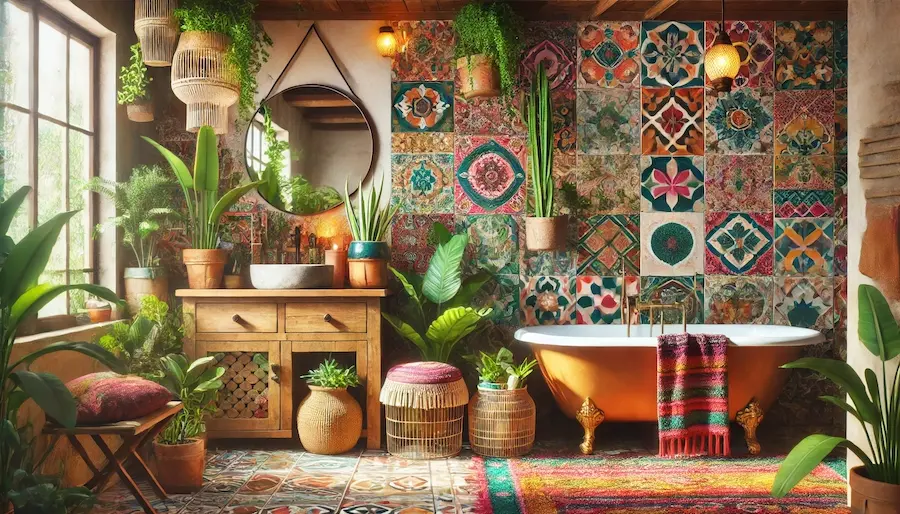 Bohemian Bathroom Cover