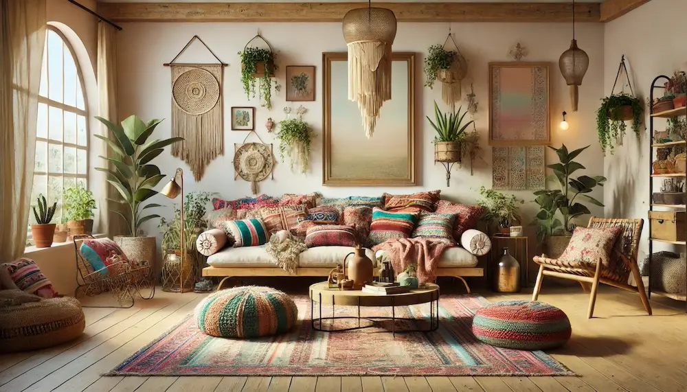 Bohemian Living Room Cover