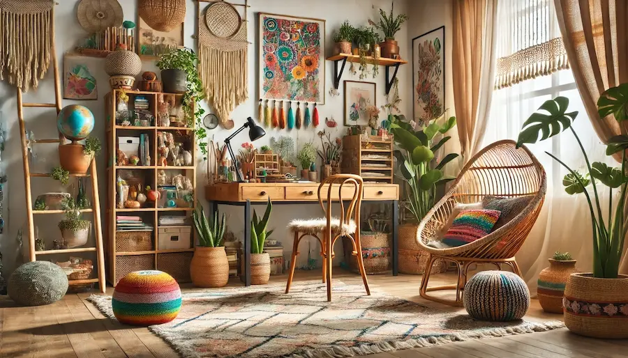 Bohemian Office Room Cover