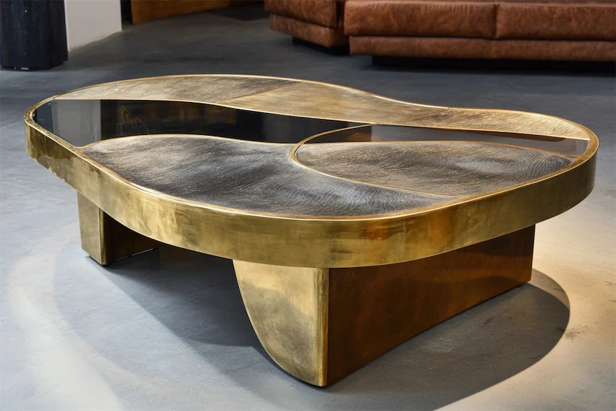 Brass Coffee Table Cover