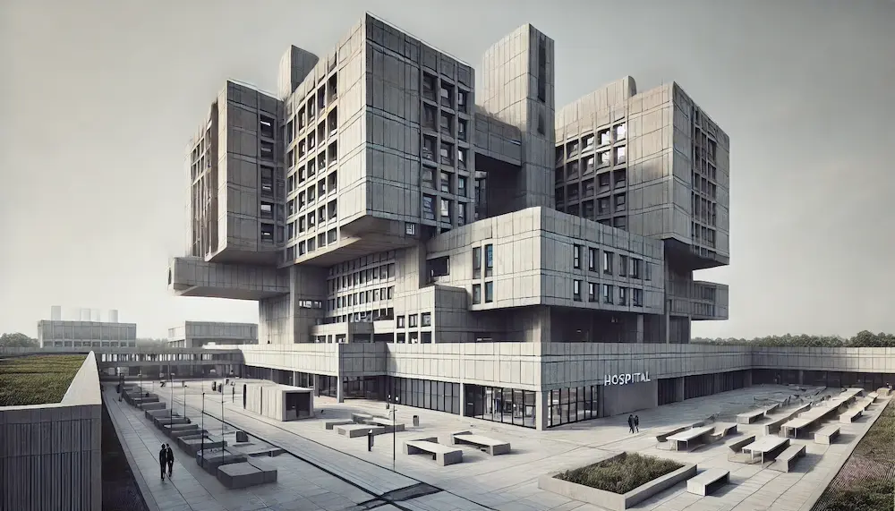 Brutalist Hospital Cover