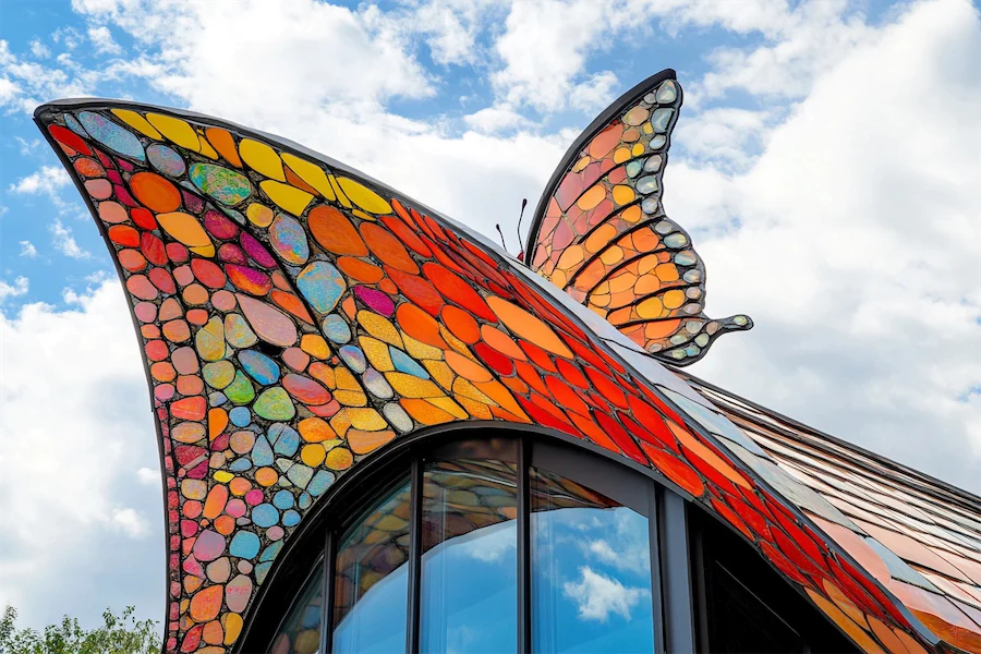 Butterfly Wing Roof Cover