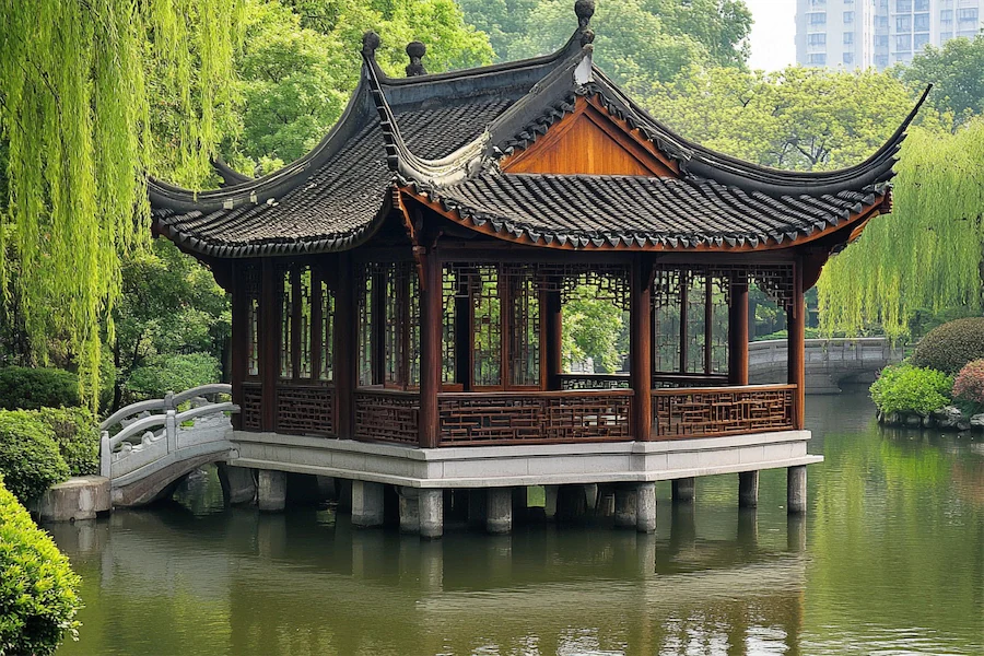 Chinese Pavilion Roof Cover