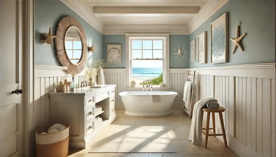 Coastal Bathroom Cover