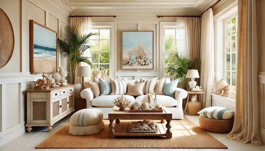 Coastal Chic Living Room Cover