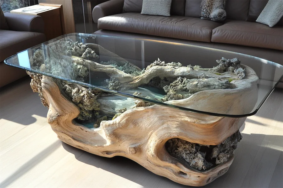 Coastal Coffee Table Cover