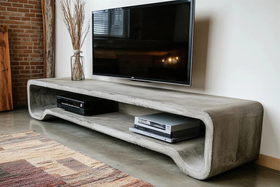 Concrete TV Stand Cover