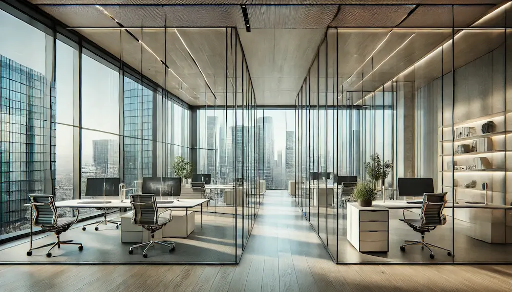 Contemporary Glass Office