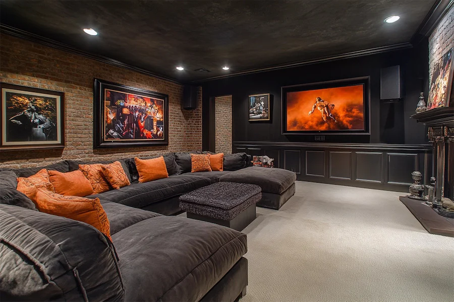 Contemporary Loft Entertainment Room Cover