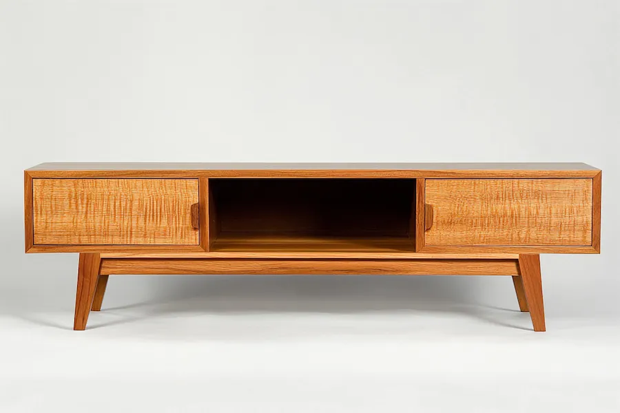 Contemporary Wooden TV Stand Cover