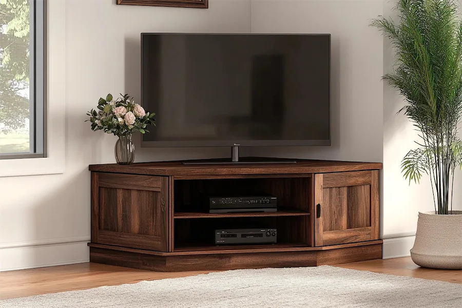 Corner Entertainment Unit TV Stand Cover