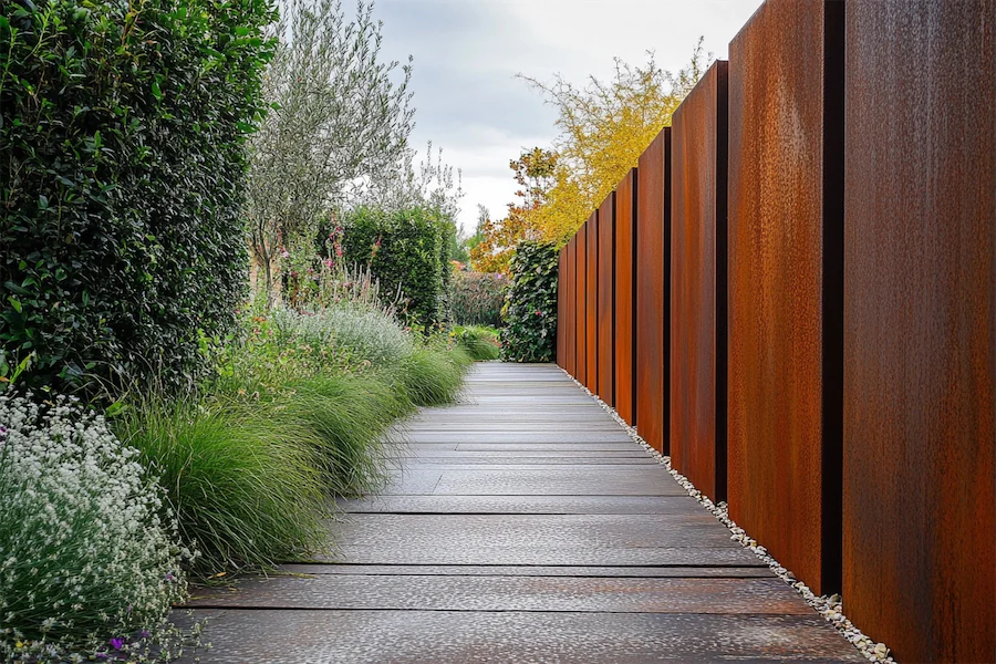 Corten Steel Wall Cover