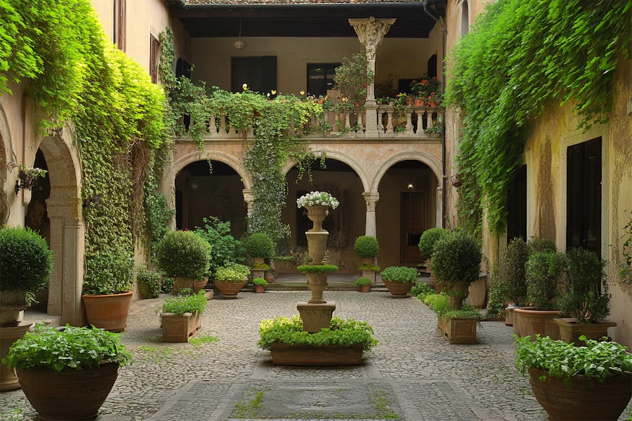 Courtyard Garden Cover