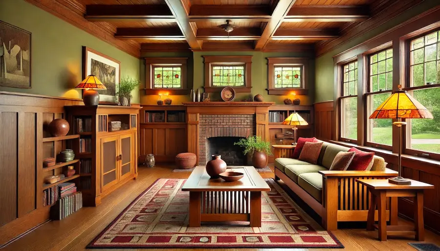 Craftsman Living Room Cover