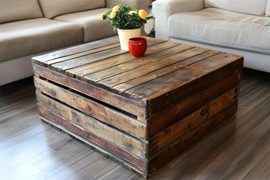 Crate Coffee Table Cover