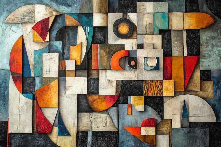 Cubist Wall Cover