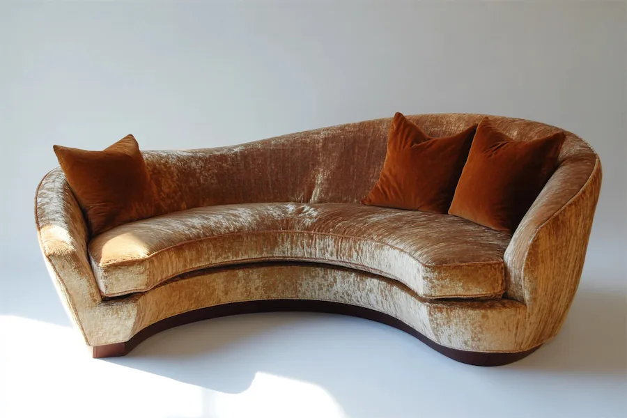 Curved Sofa Cover