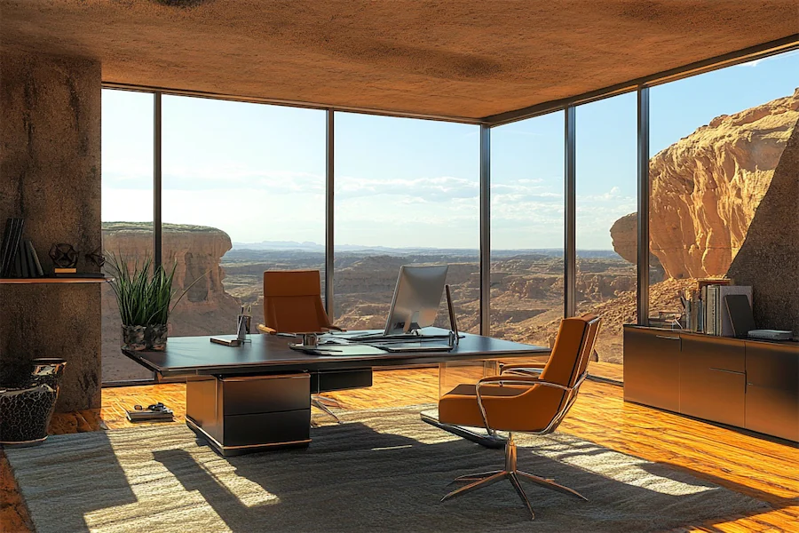 Desert Modern Office Room Cover