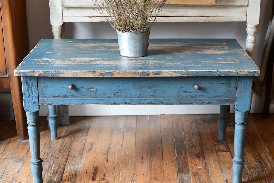 Distressed Coffee Table Cover