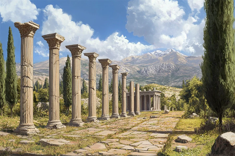 Doric Columns Cover