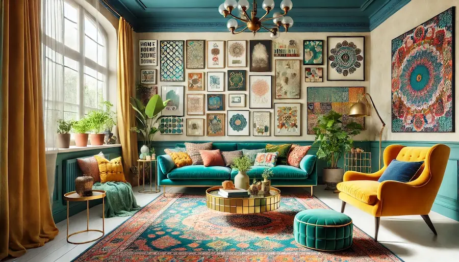 Eclectic Living Room