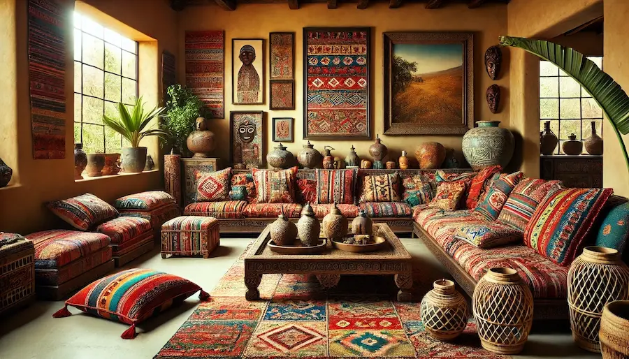 Ethnic Living Room Cover