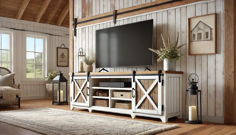 Farmhouse TV Stand Cover