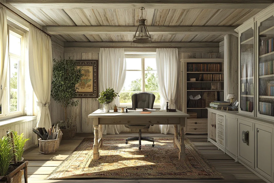 French Country Office Room Cover