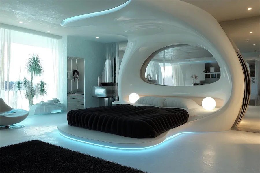 Futuristic Bedroom Cover