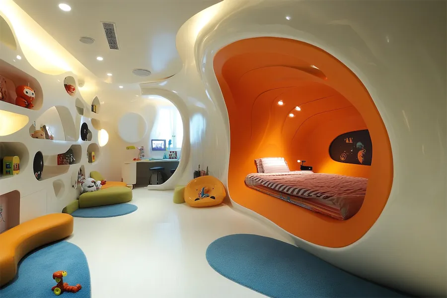 Futuristic Kid Room Cover