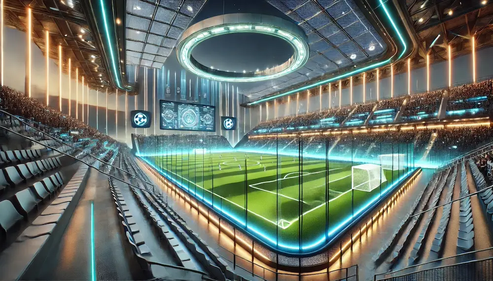 Futuristic Soccer Field Cover