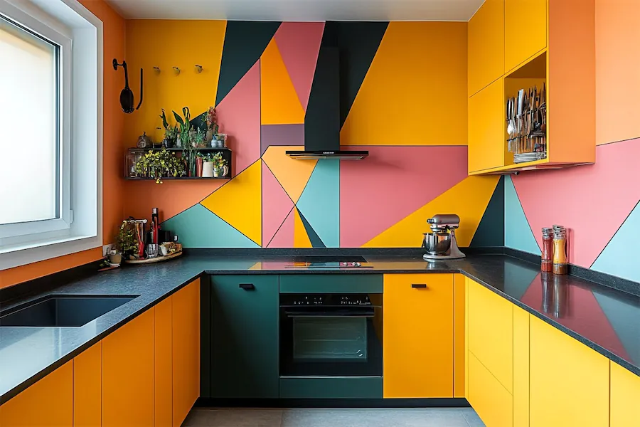 Geometric Kitchen Cover