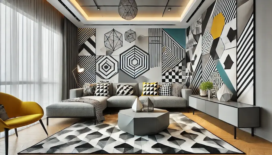 Geometric Living Room Cover