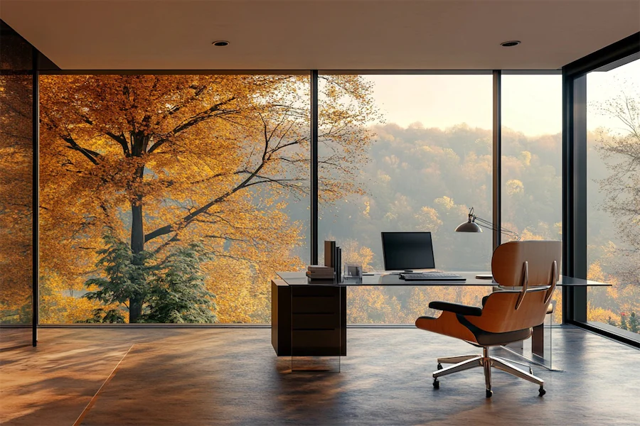 Glass House Office Room Cover