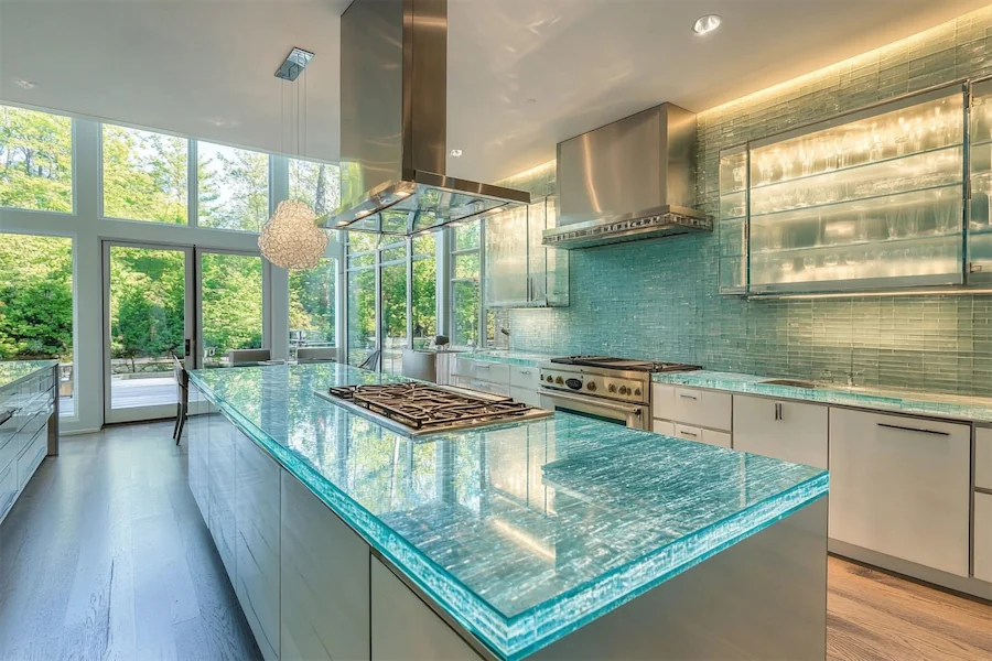 Glass Kitchen Cover