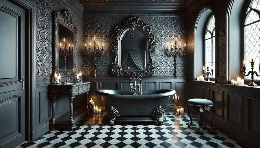 Gothic Bathroom Cover