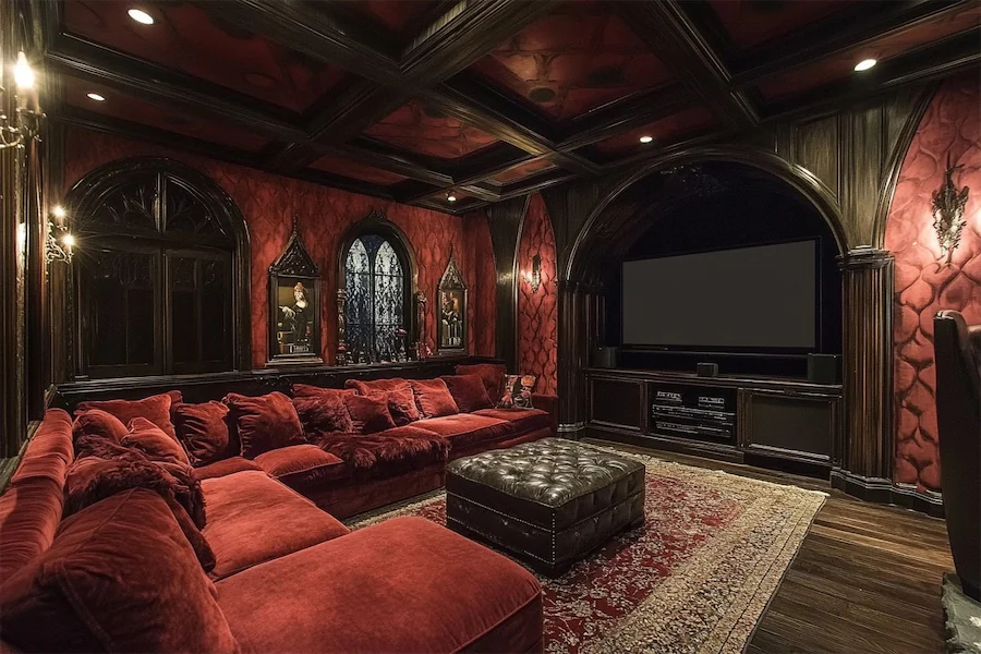 Gothic Entertainment Room Cover