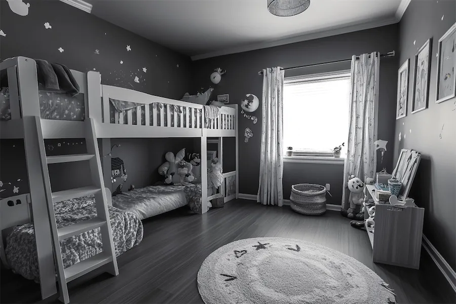 Grayscale Kid Room Cover