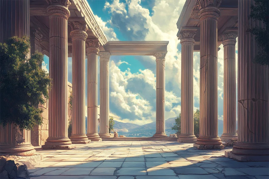 Greek Columns Cover