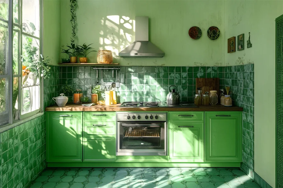 Green Kitchen Cover