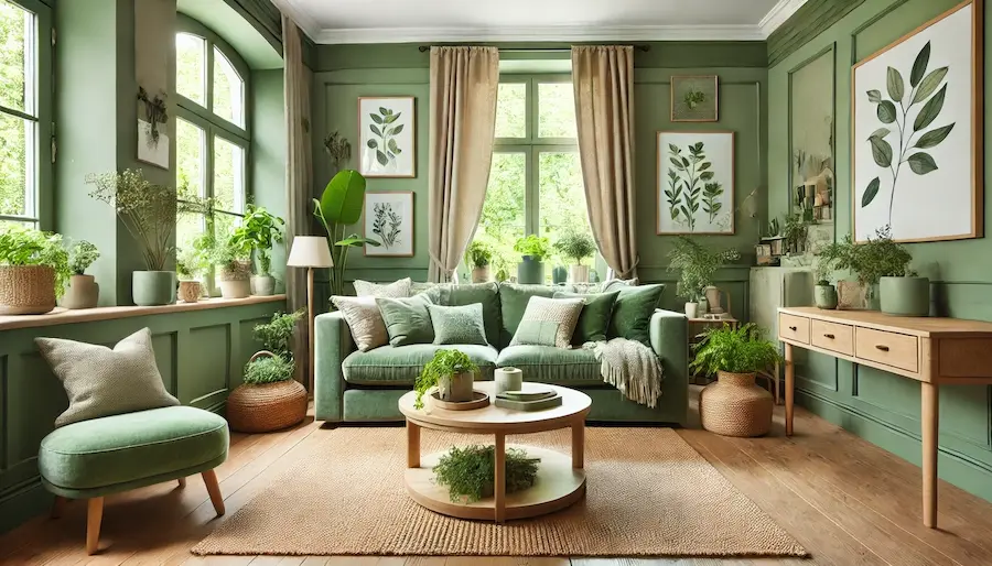 Green Living Room Cover