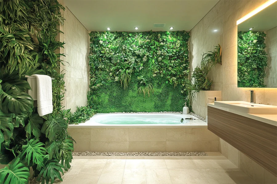 Greenery Bathroom Cover